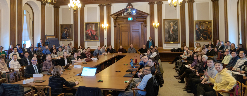 120 attendees at U of T's Ontario public sector data user group in Simcoe Hall