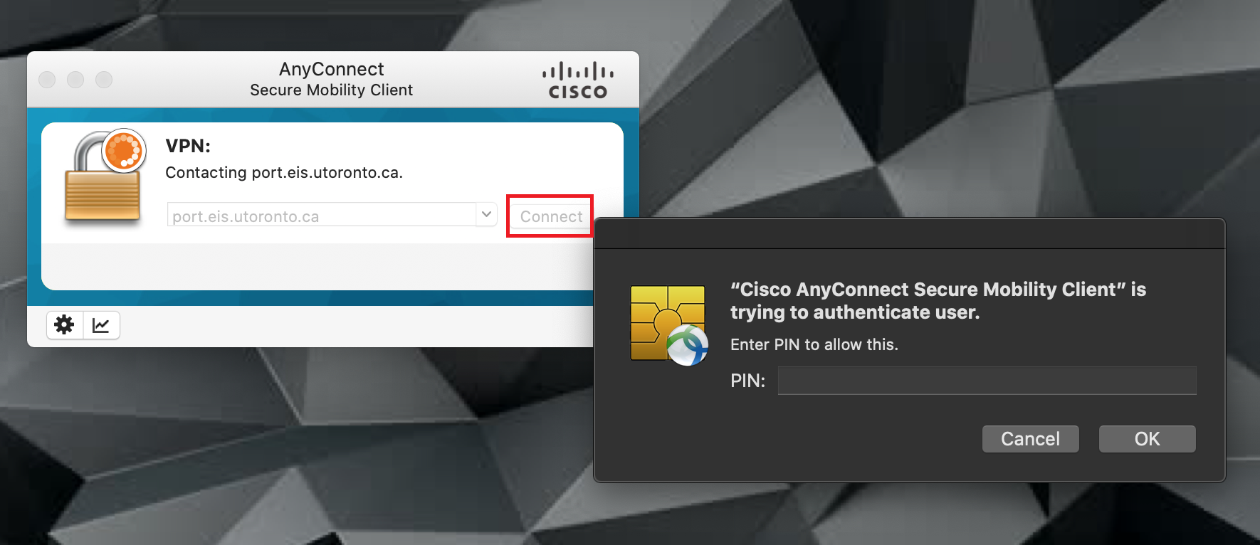 cisco global vpn client windows 10 acquiring ip
